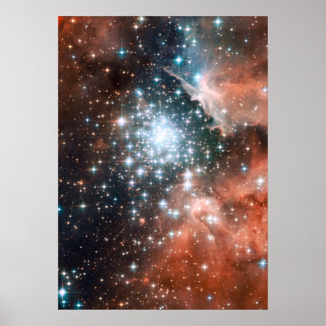Full Hubble ACS Image of NGC 3603 Poster (Front)