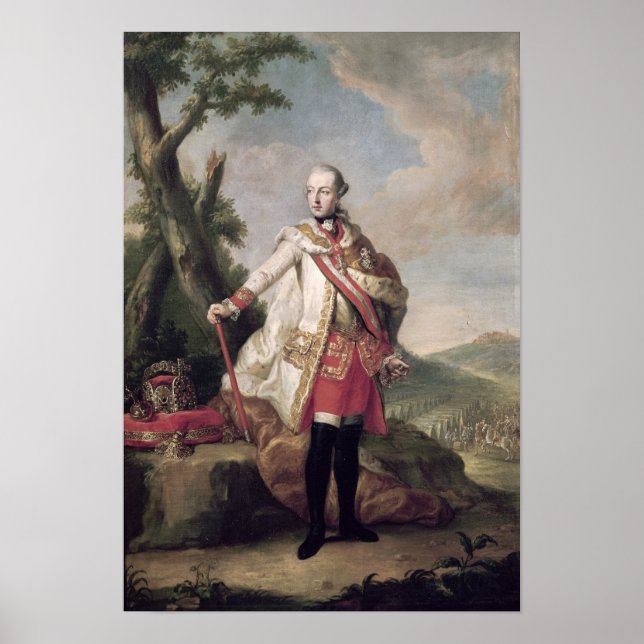 Full length portrait of Joseph II Poster (Front)