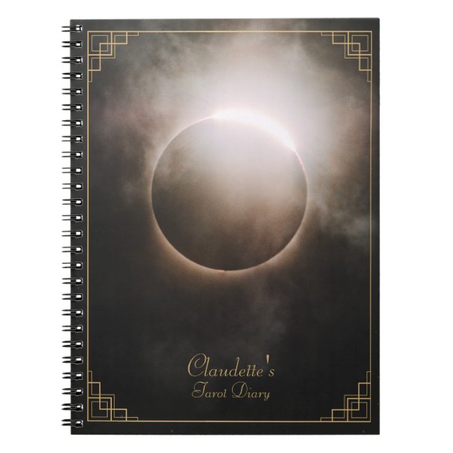 Full Lunar Eclipse Tarot Notebook (Front)