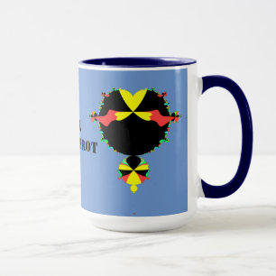 Full mandelbrot set pop art mug