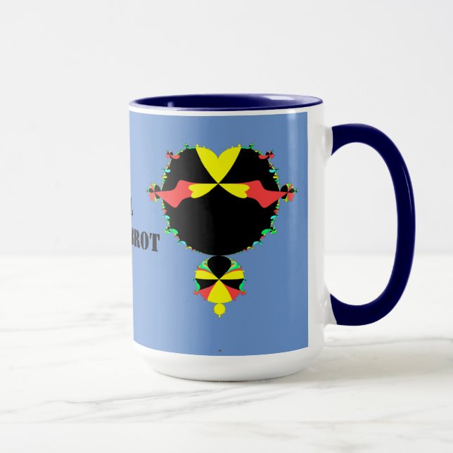 Full mandelbrot set pop art mug (Right)
