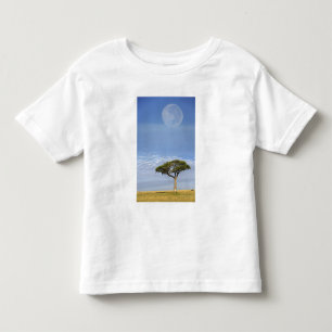 Full moon above acacia trees, Masai Mara, Toddler T-Shirt