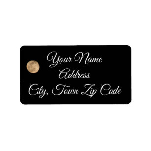 Full Moon Address Labels