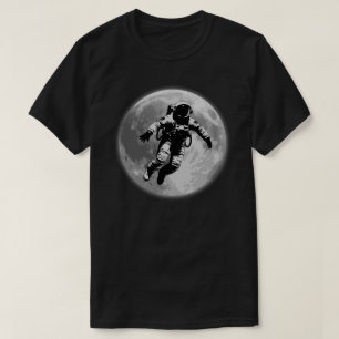Full Moon and Astronaut T-Shirt