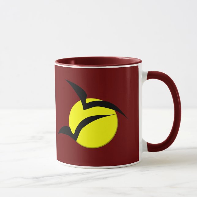 Full Moon and Bats Mug (Right)