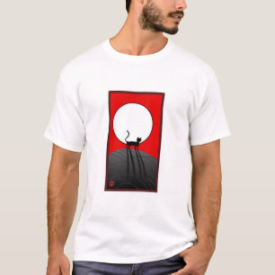 Full Moon and Cat T-Shirt
