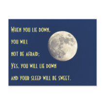 Full moon and quote