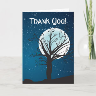 Full Moon and Stars Wedding Thank You