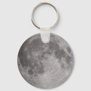 Full Moon Astronomy Theme Key Ring