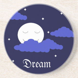 Full Moon at Midnight & Stars Coaster