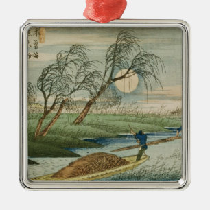 Full Moon at Seba Metal Tree Decoration