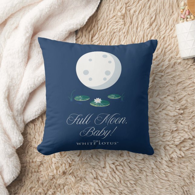 Full Moon, Baby! - The White Lotus Cushion (Blanket)