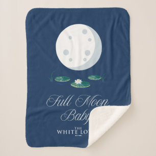Full Moon, Baby! - The White Lotus Sherpa Blanket