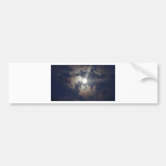 Full Moon Bumper Sticker (Front)
