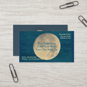 Full Moon Business Card