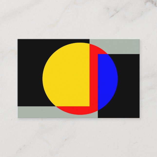 Full moon business card (Front)