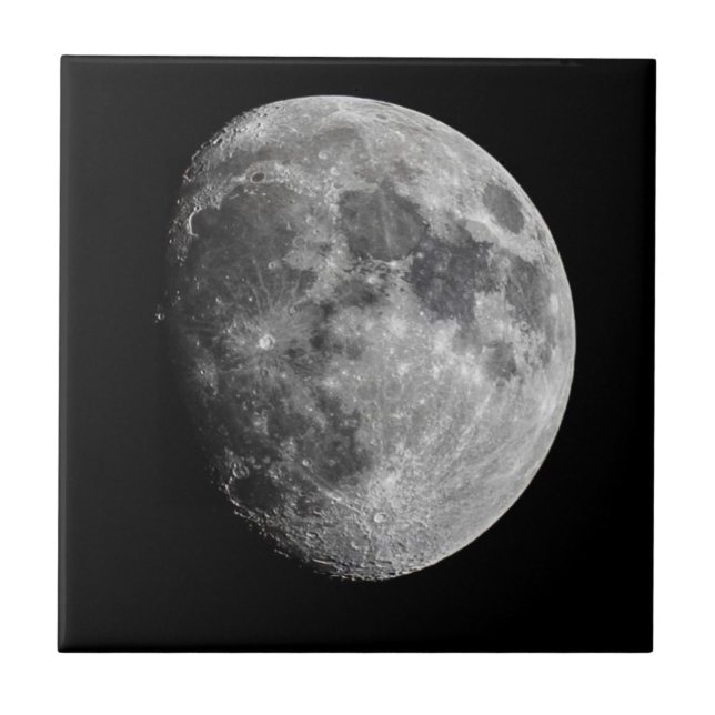 Full Moon Ceramic Tile (Front)