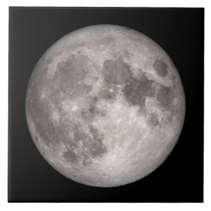 Full moon  ceramic tile