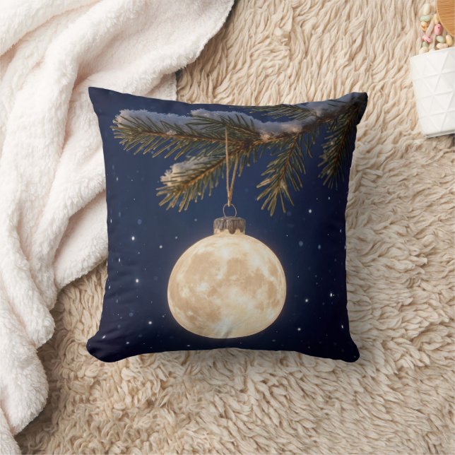 Full Moon Christmas Ornament Cushion (Blanket)