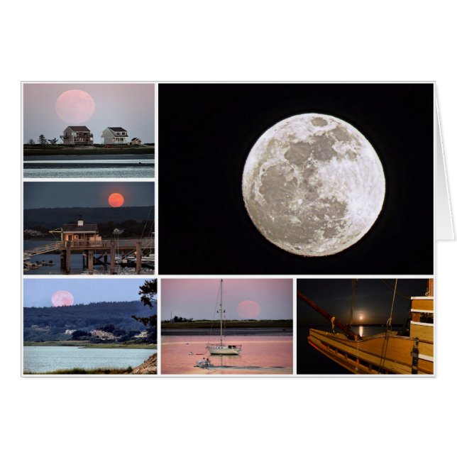 Full Moon collage over Plymouth harbour (Front Horizontal)