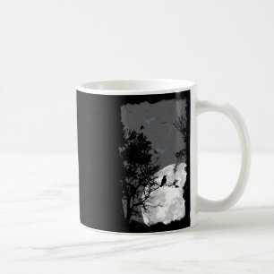 Full Moon Crow Gloomy Forest Costume Awesome Hallo Coffee Mug