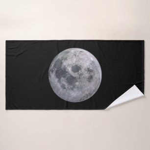 FULL MOON Custom Bath Towel