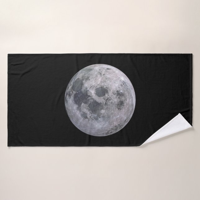 FULL MOON Custom Bath Towel (Bath Towel)