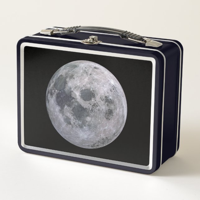 FULL MOON Custom Metal Lunch Box (Front)