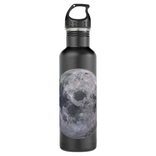 FULL MOON Custom Steel Water Bottle (Front)