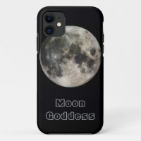Full Moon Custom Text iPhone 5 Case