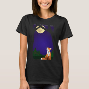 Full moon fox T-Shirt