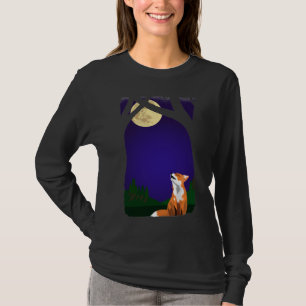 Full moon fox T-Shirt