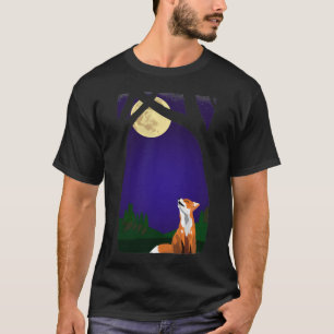 Full moon fox T-Shirt