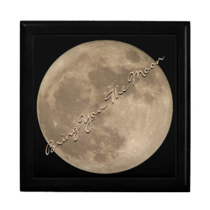 Full Moon Gift Box Custom Moon Jewellery Box Gifts