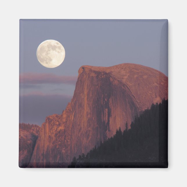 Full Moon Half Dome Magnet (Front)