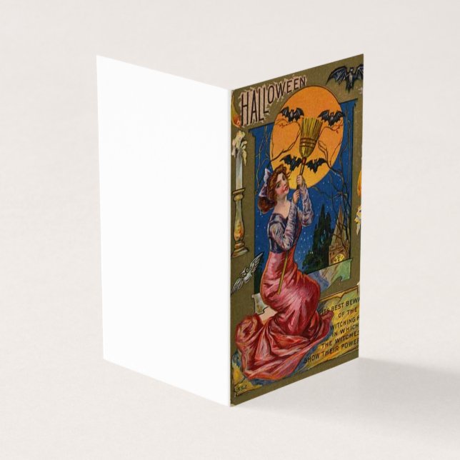 Full Moon Halloween Witch (Outside)