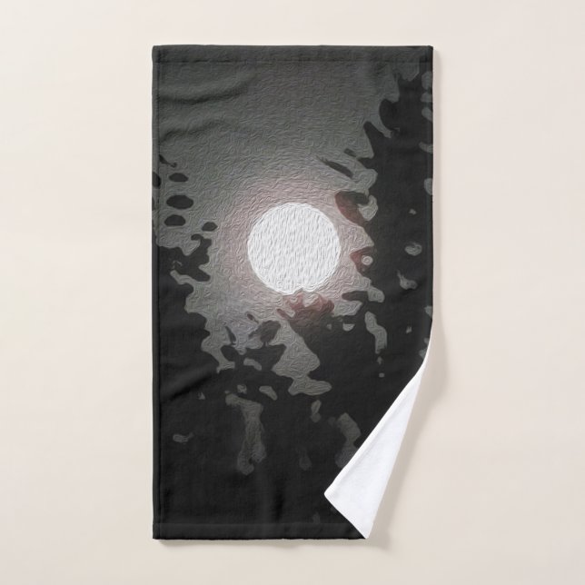 Full Moon Hand Towel (Hand Towel)