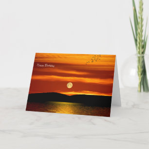 Full Moon image for Birthday-greeting-card Card