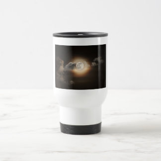 Full Moon in Cloudy Night Travel Mug