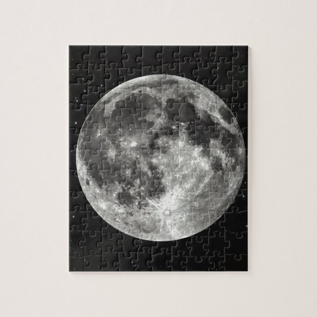 Full Moon in the Sky Jigsaw Puzzle (Vertical)