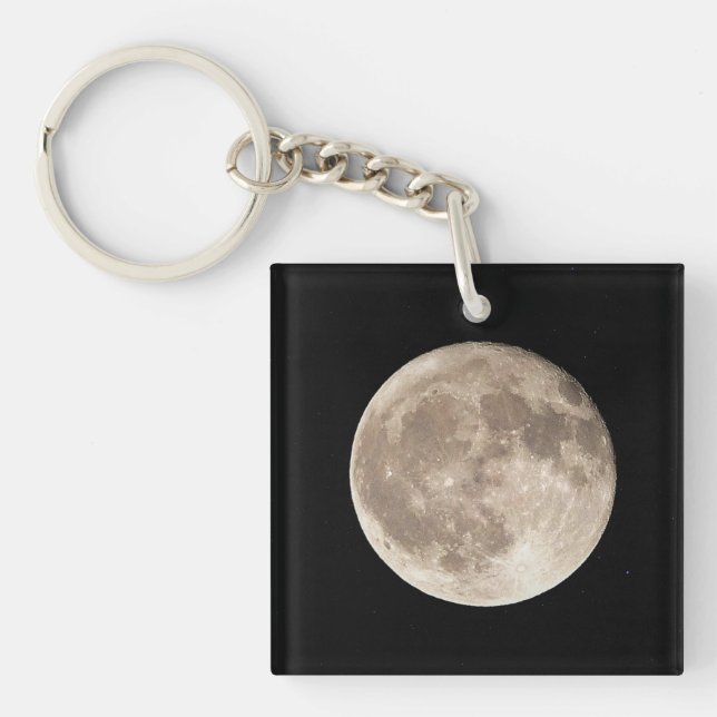 Full Moon Key Ring (Front)