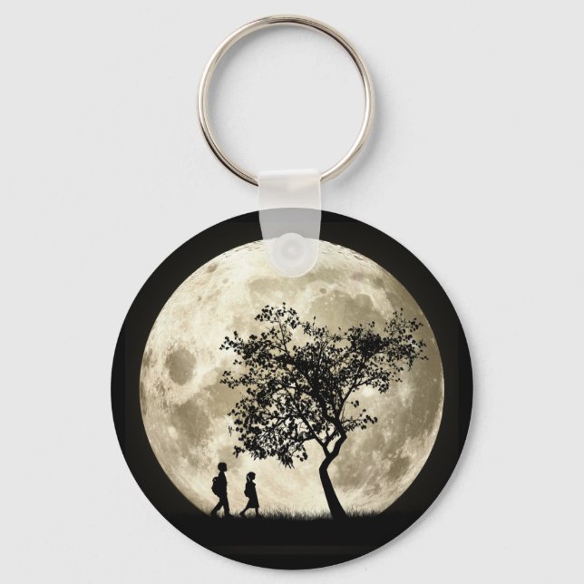 Full Moon Key Ring (Front)
