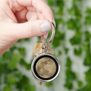 Full Moon  Key Ring