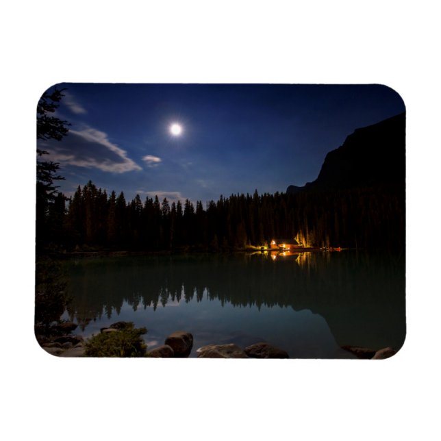 Full Moon | Lake Louise, Canada Magnet (Horizontal)