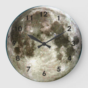Full Moon Large Clock