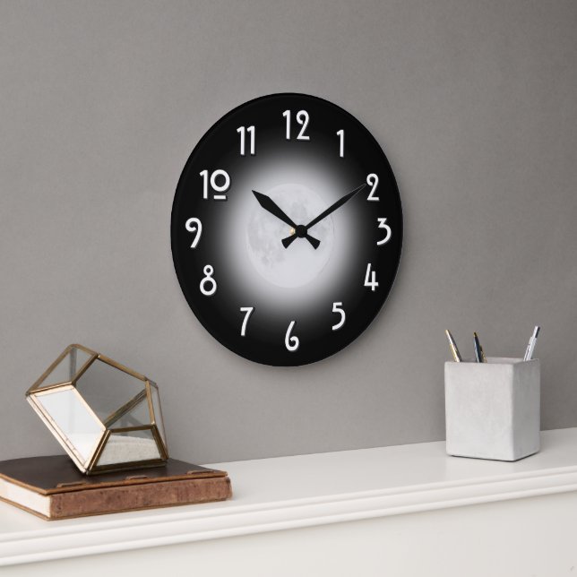 Full Moon Large Clock (Office)