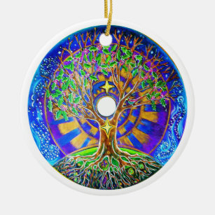 Full Moon Mandala Ornament