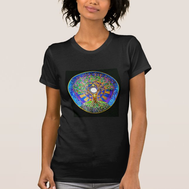 Full Moon Mandala T Shirt (Front)