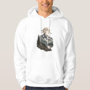 Full Moon Mountain Wilderness Hoodie