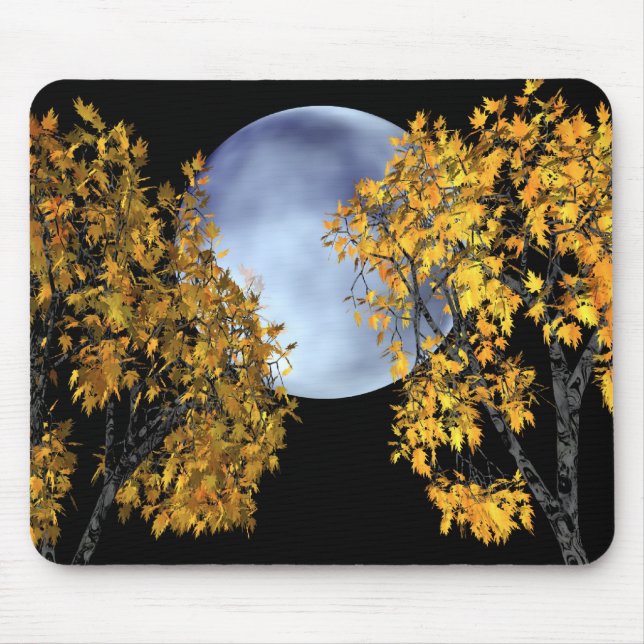 Full Moon Mouse Pad (Front)
